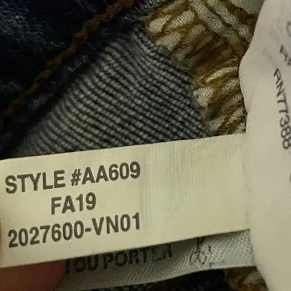 Madewell The High Rise Slim Crop Boyjean Denim Jeans Medium Wash Size 28 - Picture 11 of 11